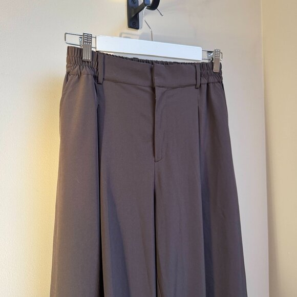 Alo High-Waist Pursuit Trouser-Olive Tree - Picture 5 of 10